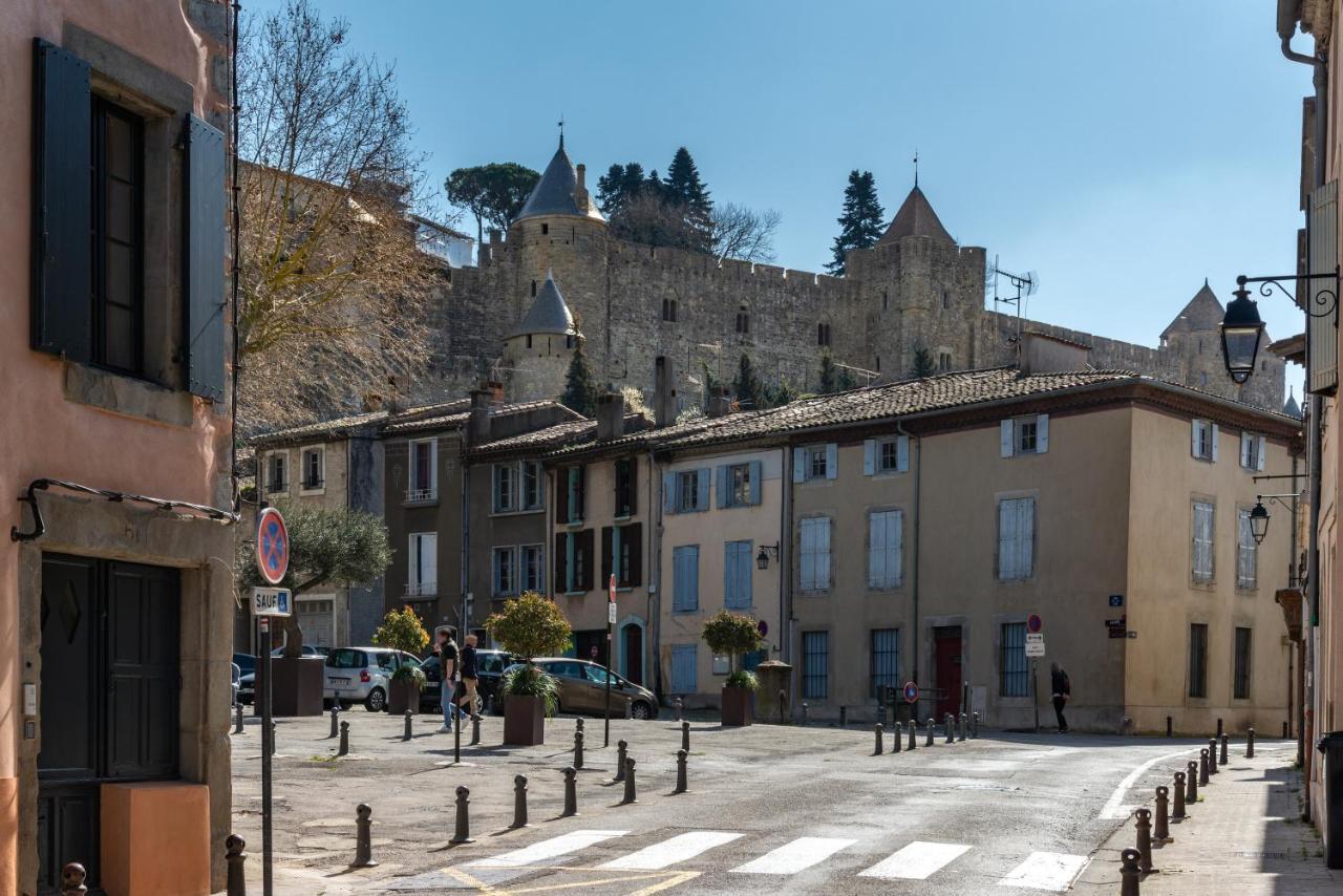 Les Gites De Laure - O Lit Divin, Instant De Volupte, Balneo Sauna, Climatisation, Netflix, 160M De La Cite Medievale Carcassonne Bagian luar foto